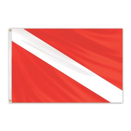 Global Flags Unlimited Skin Diver Courtesy Flag 12"x18" 203961